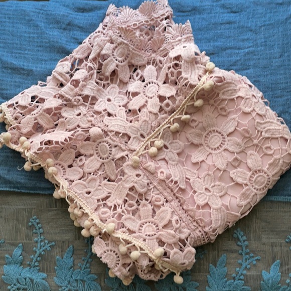 Gorgeous Pink Crop Blouse - Picture 2 of 3